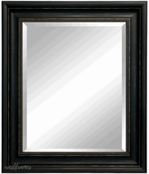 Montreal Distressed Antique Black & Gold Framed Wall Mirror - West Frames